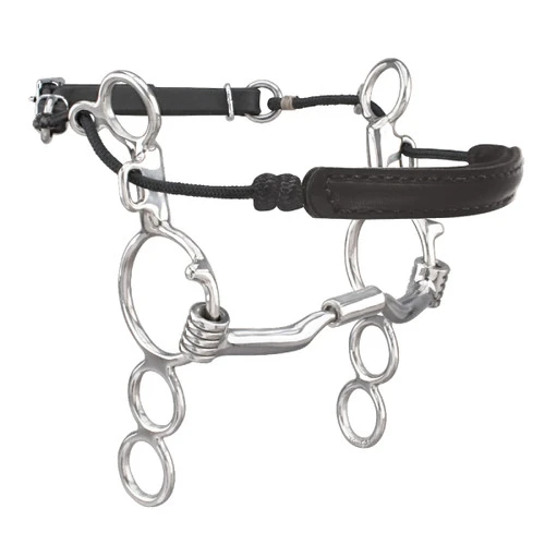 Myler 3-Ring Combination Sweet Iron Low Port Comfort Snaffle - MB 04 - Level 2 1 Myler 3-Ring Combination Sweet Iron Low Port Comfort Snaffle - MB 04 - Level 2