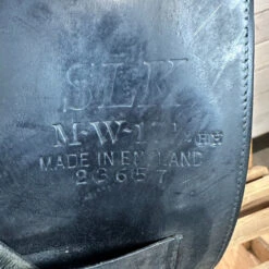 Used Albion SLK Dressage Saddle 17.5/MW -Horse Gear Shop 329 Serial 03910.1686181162