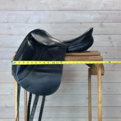 Used Stubben Portos Dressage Saddle 17.5/MW -Horse Gear Shop 330 Flap Width 64335.1686181842