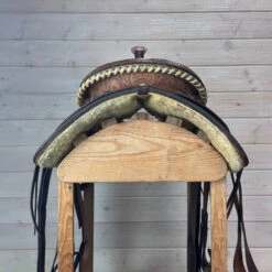 Used Star Of Texas Western Saddle 15/MW -Horse Gear Shop 340 Cantle 00130.1690419419
