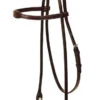 Tory Leather Flared Brow Headstall - Arabian