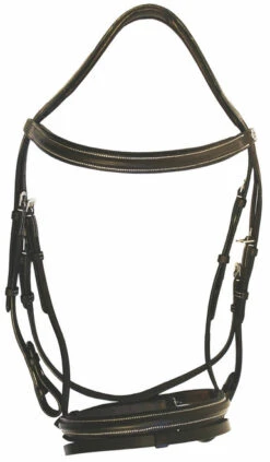 HDR Pro Monocrown Plain Raised Flash Bridle -Horse Gear Shop 5106 hdr pro monocrown flash bridle havana 29427.1546553109