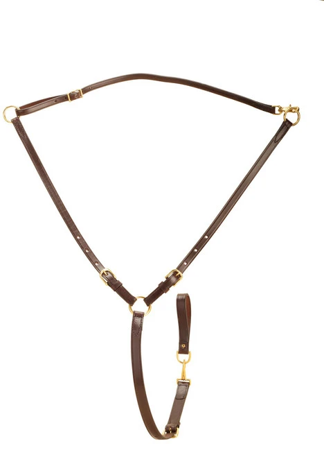 Tory Leather Adjustable Ring Training Martingale 1 Tory Leather Adjustable Ring Training Martingale