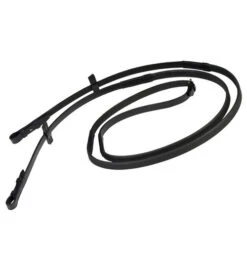 Stubben Slimline Rubber Reins With Hook-Stud Ends