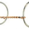 Light Loose Ring Snaffle Bit With Copper Twist