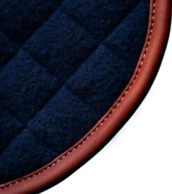 Antarès Adjust Half Pad -Horse Gear Shop adjust half pad navy tobac binding detail ADJUST PAD 2 antares 25021.1675713487