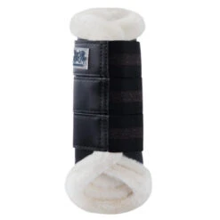 B Vertigo Drew Fleece Lined Brushing Boots -Horse Gear Shop b vertigo drew fleece fur line black outside 19201 BLK horze 91578.1654288836