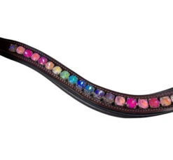 Black Oak Rainbow Sprinkles Curved Browband