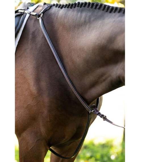 Black Oak Fancy Stitched Hunter Breastplate 2 Black Oak Fancy Stitched Hunter Breastplate - Image 2