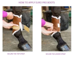 Euro Pro Rex Open Front Boot -Horse Gear Shop boot apply guide euro pro 24461.1601669583
