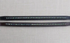 Red Barn Green Crystal Browband