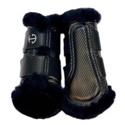 Halter Ego Brushing Boots -Horse Gear Shop brushing boots blk blk hero CARBON TECH BRUSHING halter ego 57940.1682645213