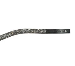 Kavalkade Button Curved Browband -Horse Gear Shop button shine curved brow black shine 205 18 blk shine kavalkade 77410.1682701463