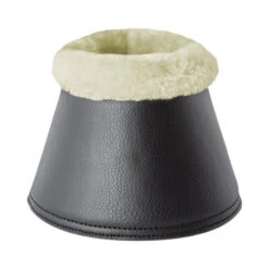 B Vertigo Wellington Fleece Bell Boots -Horse Gear Shop bv wellington fleece boots black back 19719 BL horze 20648.1678563638