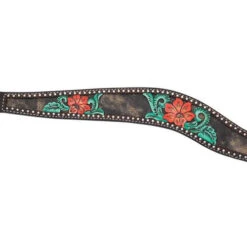 Circle Y Cactus Flower Breast Collar -Horse Gear Shop cactus flower breast collar strap 1000 23 SC circle y 01777.1613591820