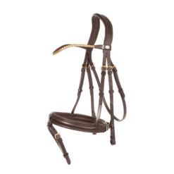 Kavalkade Clinchesse Snaffle Bridle 12 Kavalkade Clinchesse Snaffle Bridle -Horse Gear Shop clinchesse bridle brown brass 19042 kavalkade 15205.1607203847