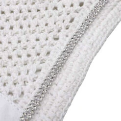 Kavalkade Crystal Fly Bonnet -Horse Gear Shop crystal fly bonnet white detail 36103 WHITE kavalkade 72432.1621107296