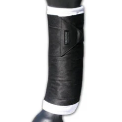 Professional's Choice Equisential Standing Bandage -Horse Gear Shop equisential standing bandage black on leg EQSB prof choice 82534.1616795719