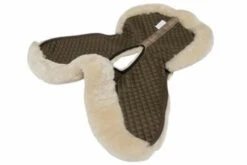 Fleeceworks Sheepskin PJ Wither Relief Half Pad -Horse Gear Shop fleeceworks butterfly pj half pad 1 60564.1593371604