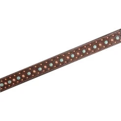 Martin Saddlery Floral Dots Breast Collar -Horse Gear Shop floral dots breast collar choco dots BC15021EFSCR martin 72006.1616888694