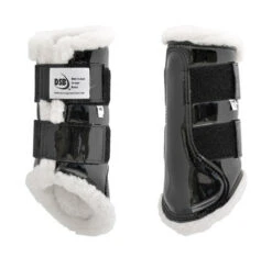 DSB Glossy Patent Dressage Sport Boot -Horse Gear Shop glossy black boots white fleece pair dsb 59157.1592335965