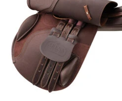 Arena Jump Saddle -Horse Gear Shop jump brown flap AJCXXXXXXXBRN42 arena saddles 32602.1682452799