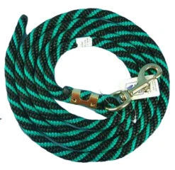 Nylon Lead Rope - Multi-Color -Horse Gear Shop lead rope green black 02993.1597953960