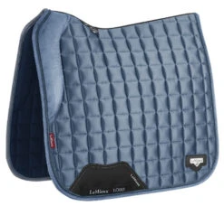 LeMieux Loire Memory Foam Dressage Pad -Horse Gear Shop loire drsg memory ice blue side 6649 lemieux 46898.1677098432