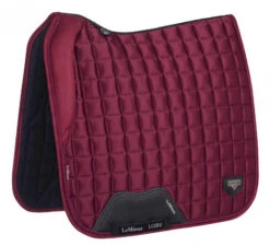 LeMieux Loire Memory Foam Dressage Pad -Horse Gear Shop loire drsg memory mulberry side 6967 lemieux 87837.1677098427