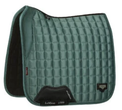 LeMieux Loire Memory Foam Dressage Pad -Horse Gear Shop loire drsg memory sage side 4458 lemieux 26036.1677098447