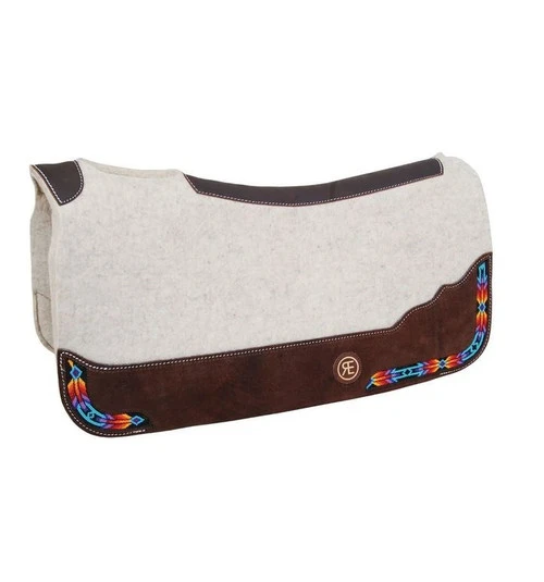 Reinsman Apex Bead Inlay Square Wool Pad 1 Reinsman Apex Bead Inlay Square Wool Pad