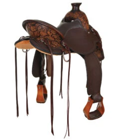Horse Gear Shop -Horse Gear Shop paisley a fork flex2 brown cantle 1154 circle y 00241.1640291057