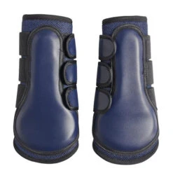 Kingsland Patton Protection Boots -Horse Gear Shop patton protection boots navy inside 2220433426 kingsland 75371.1657133221