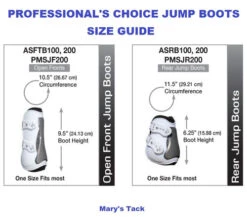 Professional's Choice Pro Performance Jump Boots -Horse Gear Shop pro performance boots size chart PC 44078.1658190329