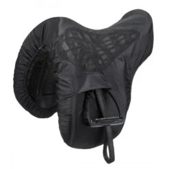 LeMieux Waterproof Ride On AP/CC & Dressage Saddle Covers -Horse Gear Shop ride on drsg saddle cover black front 5381 lemieux 35057.1636829668