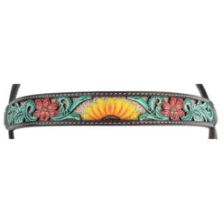 Circle Y Rising Sunflower Brow Headstall -Horse Gear Shop rising sunflower brow hs brown multicolor front brow 1002 10 SC circle y 71705.1613178619