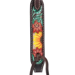 Circle Y Rising Sunflower Brow Headstall -Horse Gear Shop rising sunflower brow hs multicolor side 1002 10 SC circle y 67060.1613178614