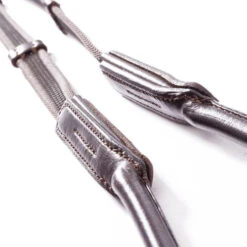 Kavalkade Rolled Rubberized Reins With Stops -Horse Gear Shop rolled rubberized reins stops brown closeup 22312 kavalkade 47791.1680906345