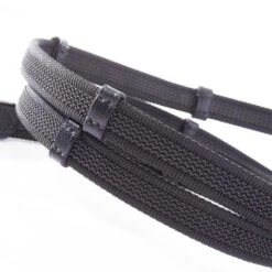 Kavalkade Rolled Rubberized Reins With Stops