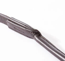 Kavalkade Rolled Softleather Reins With Stops -Horse Gear Shop rolled softleather rein stops brown stitching 22205 04 kavalkade 98535.1680907667