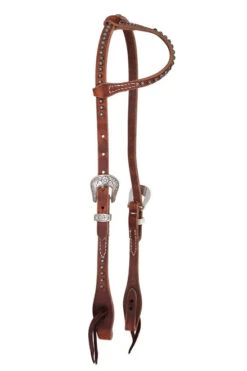 Reinsman Rosewood Spots One Ear Headstall -Horse Gear Shop rosewood spots 1 ear headstall hero 7044 reinsman 81444.1685750889