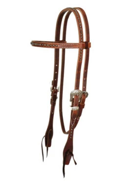 Reinsman Rosewood Spots Brow Headstall -Horse Gear Shop rosewood spots brow headstall 7144 reinsman 98388.1685750820