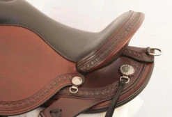 Circle Y Sheridan Flex2 Trail Saddle 1572 -Horse Gear Shop sheridan seat cantle tooling 1572 circle y 14328.1572395409