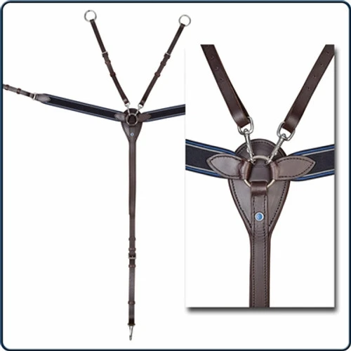 Stubben Wide Elastic Breastplate With Running Attachment 3 Stubben Wide Elastic Breastplate With Running Attachment - Image 3