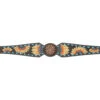 Circle Y Sunflower Buckstitch Breast Collar
