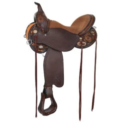 Circle Y Sunflower Flex2 Apache Seat Trail Saddle 1682 -Horse Gear Shop sunflower trail flex2 brown side 1682 circle y 36496.1640293746