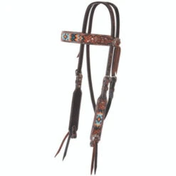 Circle Y Sunset Beaded Filigree Brow Headstall
