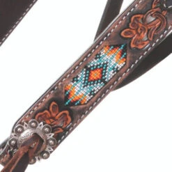 Circle Y Sunset Beaded Filigree Brow Headstall -Horse Gear Shop sunset beaded brow headstall vintage cheek X0216 500V circle y 51087.1569448834