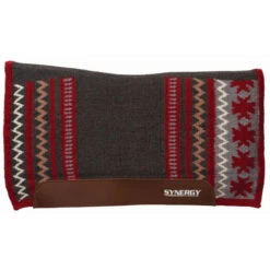 Weaver Leather Synergy Clover Flex Contour Performance Fleece Pad -Horse Gear Shop synergy flex clover fleece charcoal grey taupe 36002 352 weaver 24753.1679506515