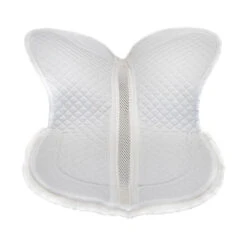 ThinLine Trifecta Half Pad With Sheepskin Rolls -Horse Gear Shop trifecta with rolls half pad white underside 7416 thinline 88772.1626814645